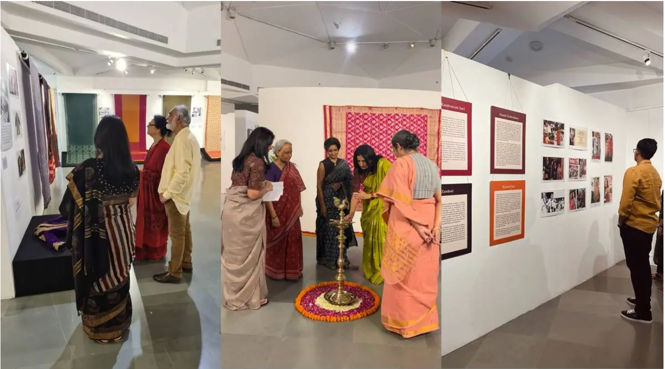 THE INDIAN EXPRESS: HEIRLOOM TEXTILES TAKE CENTRE STAGE